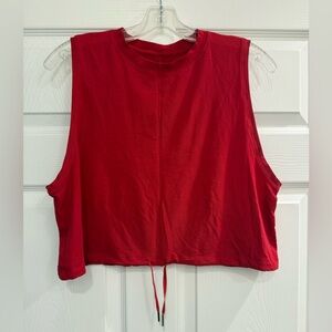 Lululemon Adapt To you Tank red size 8 women’s Medium large athleisure workout